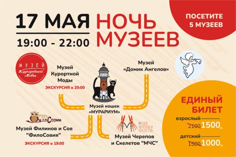Ночь музеев в Зеленоградске — 5 музеев за один вечер!