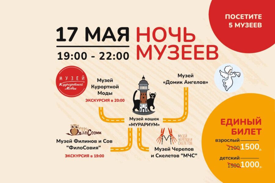 Ночь музеев в Зеленоградске — 5 музеев за один вечер!